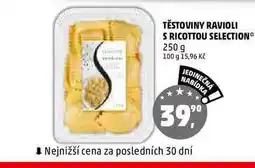 Penny Market TĚSTOVINY RAVIOLI S RICOTTOU SELECTION, 250 g nabídka
