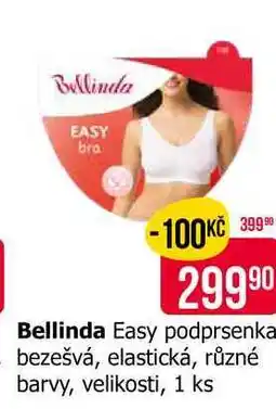 Teta Bellinda Easy podprsenka bezešvá, elastická, různé barvy, velikosti, 1 ks nabídka