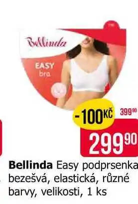 Teta Bellinda Easy podprsenka bezešvá, elastická, různé barvy, velikosti, 1 ks nabídka