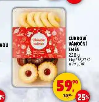 Penny Market CUKROVÍ VÁNOČNÍ SMĚS, 220 g nabídka