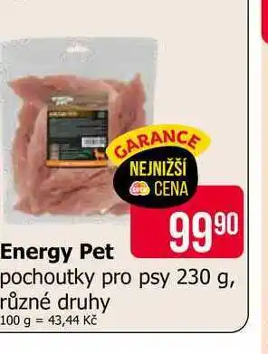 Teta Energy Pet pochoutky pro psy 230 g, různé druhy nabídka