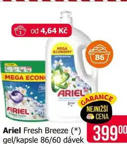 Teta Ariel Fresh Breeze gel/kapsle 86/60 dávek nabídka