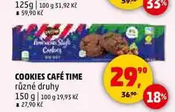 Penny Market COOKIES CAFÉ TIME, 150 g nabídka