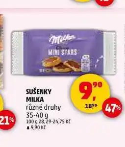 Penny Market SUŠENKY MILKA, 35-40 g nabídka