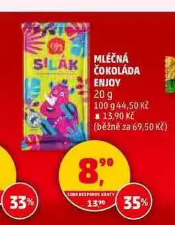 Penny Market MLÉČNÁ ČOKOLÁDA ENJOY, 20 g nabídka