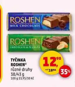 Penny Market TYČINKA ROSHEN, 38/43 g nabídka