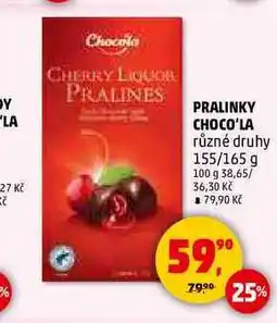 Penny Market PRALINKY CHOCO'LA, 155/165 g nabídka