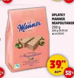 Penny Market OPLATKY MANNER NEAPOLITANER, 200 g nabídka