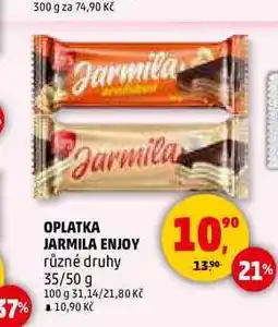 Penny Market OPLATKA JARMILA ENJOY, 35/50 g nabídka