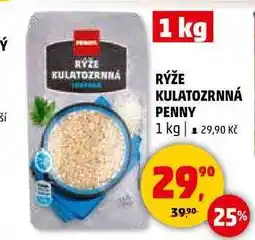 Penny Market RÝŽE KULATOZRNNÁ PENNY, 1 kg nabídka