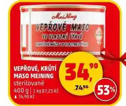 Penny Market VEPŘOVÉ, KRŮTÍ MASO MEINING, 400 g nabídka