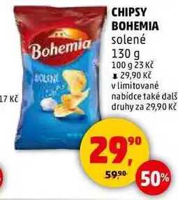 Penny Market CHIPSY BOHEMIA, 130 g nabídka