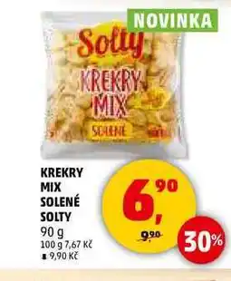 Penny Market KREKRY MIX SOLENÉ SOLTY, 90 g nabídka