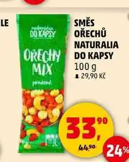 Penny Market SMĚS OŘECHŮ NATURALIA DO KAPSY, 100 g nabídka