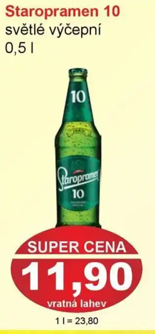 Staropramen 10 světlé výčepní