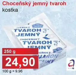 PLUS JIP Choceňský jemný tvaroh nabídka