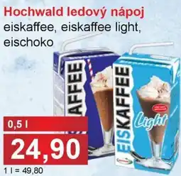 PLUS JIP Hochwald ledový nápoj eiskaffee, eiskaffee light, eischoko nabídka