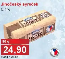 PLUS JIP Madeta Jihočeský syreček 0,1% nabídka