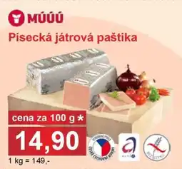 PLUS JIP Písecká játrová paštika nabídka