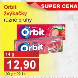 PLUS JIP Orbit žvýkačky nabídka