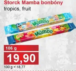 PLUS JIP Storck Mamba bonbóny tropics, fruit nabídka