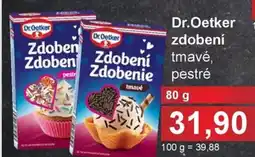 PLUS JIP Dr.Oetker zdobení tmavé pestré nabídka