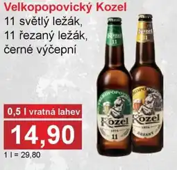 PLUS JIP Velkopopovický Kozel nabídka