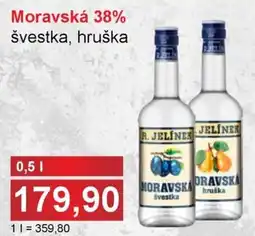 PLUS JIP Moravská 38% švestka, hruška nabídka
