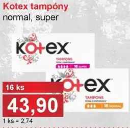 PLUS JIP Kotex tampóny nabídka