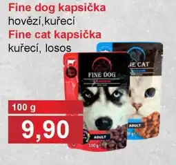 PLUS JIP Fine dog kapsička hovězí, kuřecí nabídka