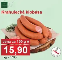 PLUS JIP Krahulecká klobása nabídka