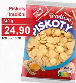 PLUS JIP Piškoty tradiční nabídka