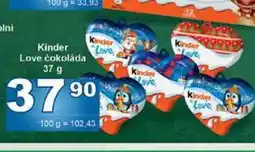 Jip Kinder Love čokoláda 37g nabídka