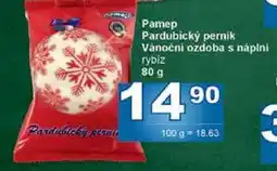 Jip Pamep Pardubický pernik Vánoční ozdoba s náplni rybiz 80 g nabídka