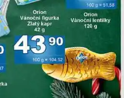 Jip Orion Vánoční figurka Zlatý kapr 42 g nabídka