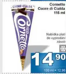 Jip Cornetto Cuore di Cialda 115 ml nabídka