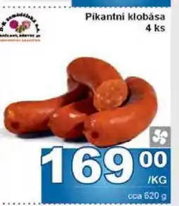 Jip Pikantni klobása 4 ks nabídka