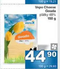 Jip Vepo Cheese Gouda plátky 48% 150 g nabídka