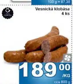 Jip Vesnická klobása 4 ks nabídka
