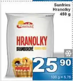Jip Sunfries Hranolky 450 g nabídka