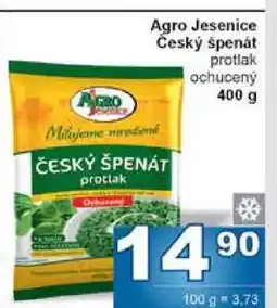 Jip Agro Jesenice Český špenát protlak ochucený 400 g nabídka