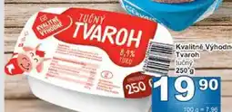 Jip Kvalitně Výhodně Tvaroh tučný 250 g nabídka