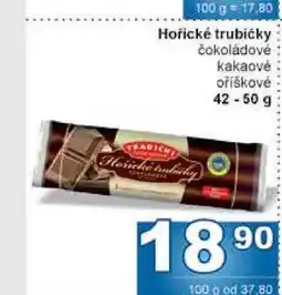 Jip Hořické trubičky čokoládové kakaové oříškové 42-50 g nabídka