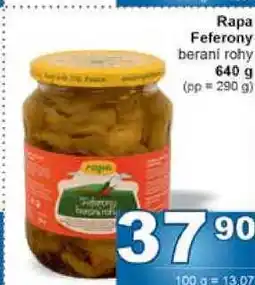 Jip Rapa Feferony beraní rohy 640 g (pp = 290 g) nabídka