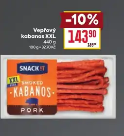 Billa Vepřový kabanos XXL nabídka