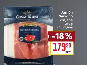 Jamón Serrano krájené