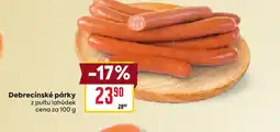 Billa Debrecínské párky nabídka