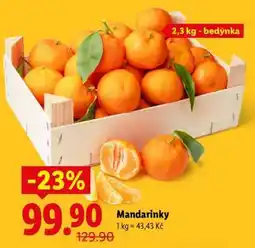 Lidl Mandarinky nabídka