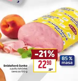 Billa Snídaňová šunka nabídka