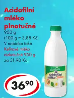 CBA Acidofilní mléko plnotučné nabídka